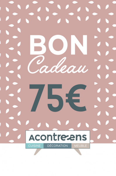 Bon à 75€