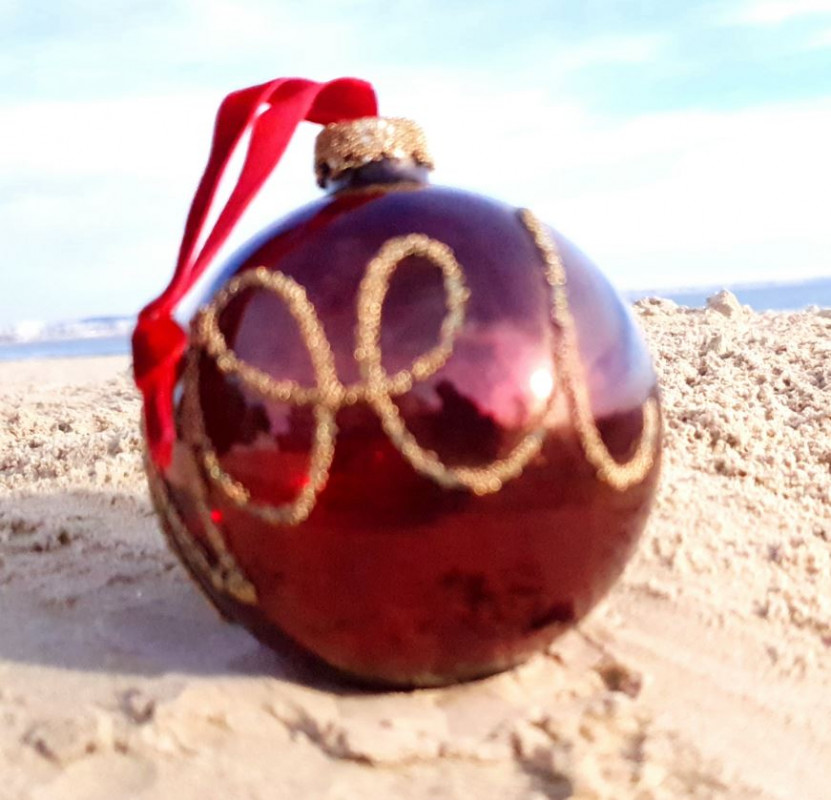 Boule Noel rouge 