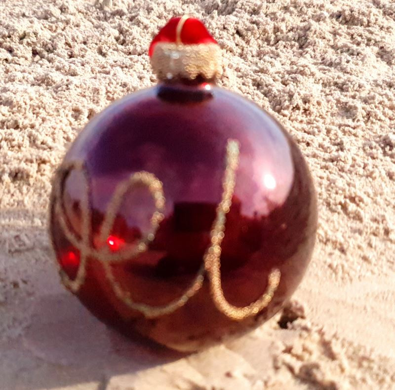 Boule Noel rouge 